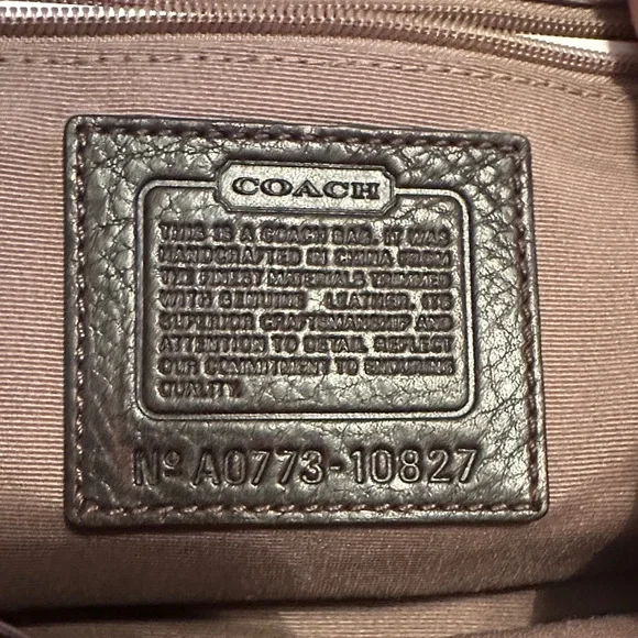 Auth Coach Vintage 65th Anniversary Legacy Mandy Brown and Cream Sign. Satchel! - Picture 10 of 10